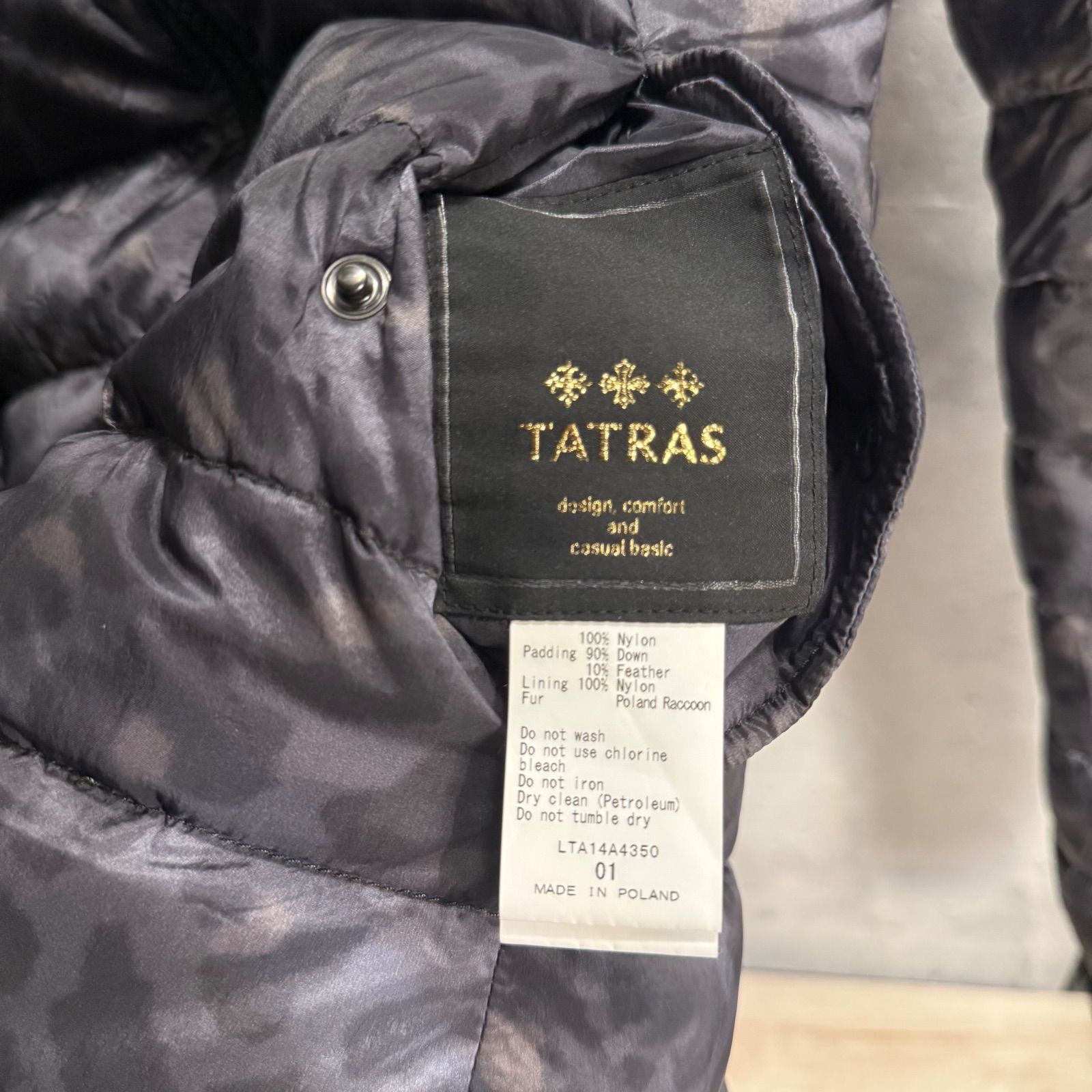 ✨TATRAS タトラス CELESTE セレステ 01 リバーシブル ダウンコート