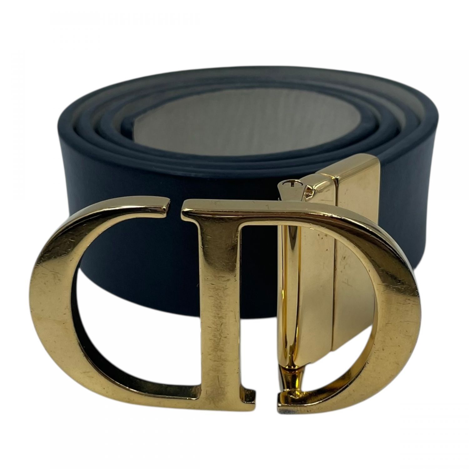 Christian Dior クリスチャン ディオール 30 Montaigne リバーシブルベルト メンズベルト _M 911 CDロゴ ブラック YM