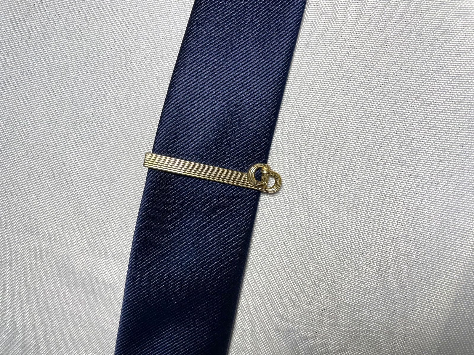 Dior ディオール CDロゴ ストライプライン ヴィンテージ ゴールド