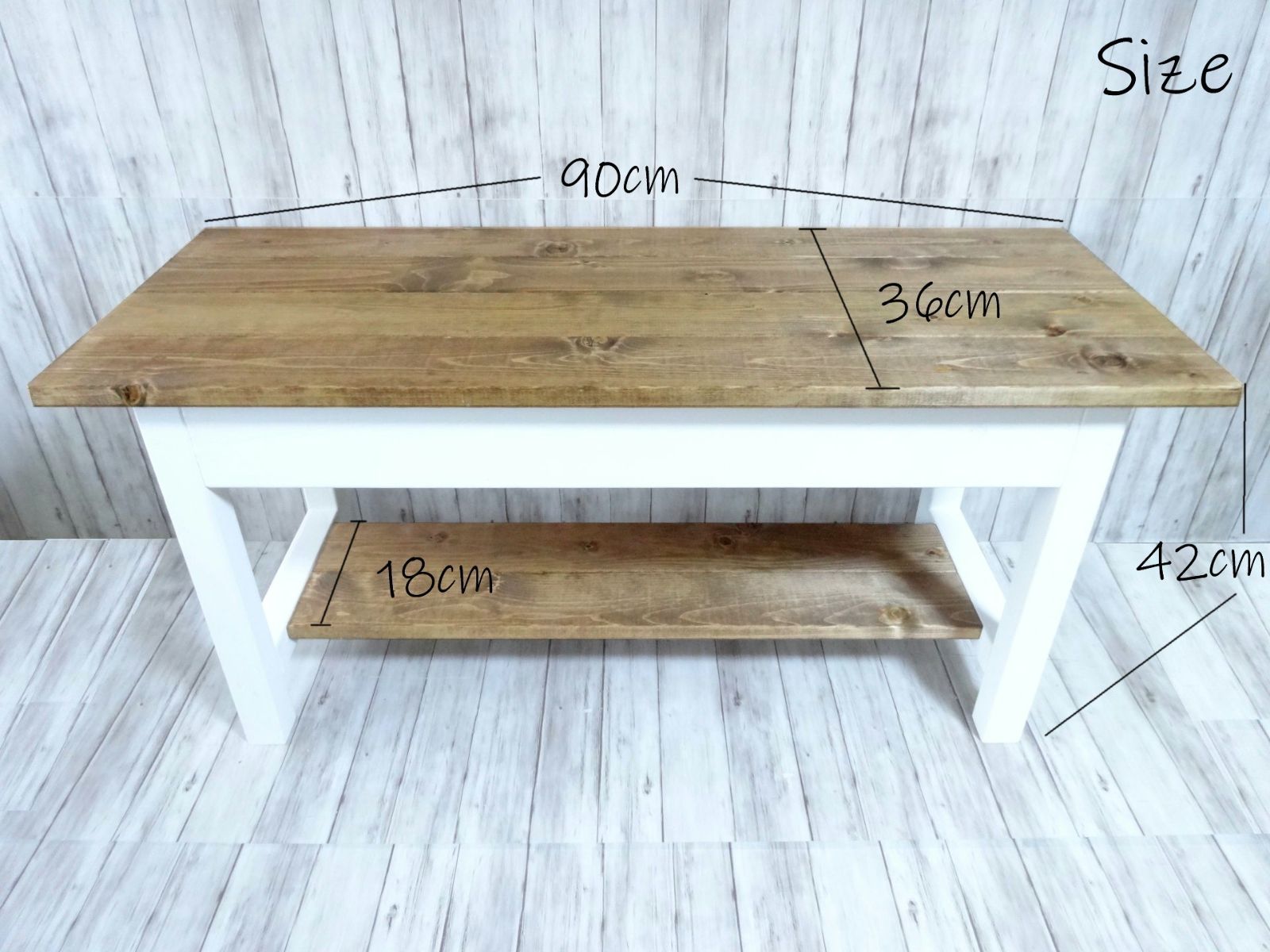 ウッドツートンテーブル