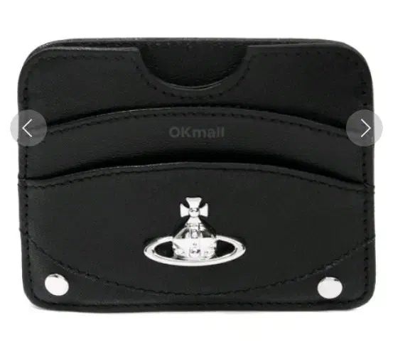 Vivienne Westwood 中古美品 ヴィヴィアン コンパクトウォレット Vivienne Westwood ヴィヴィアン・ウエストウッド ブラック カード