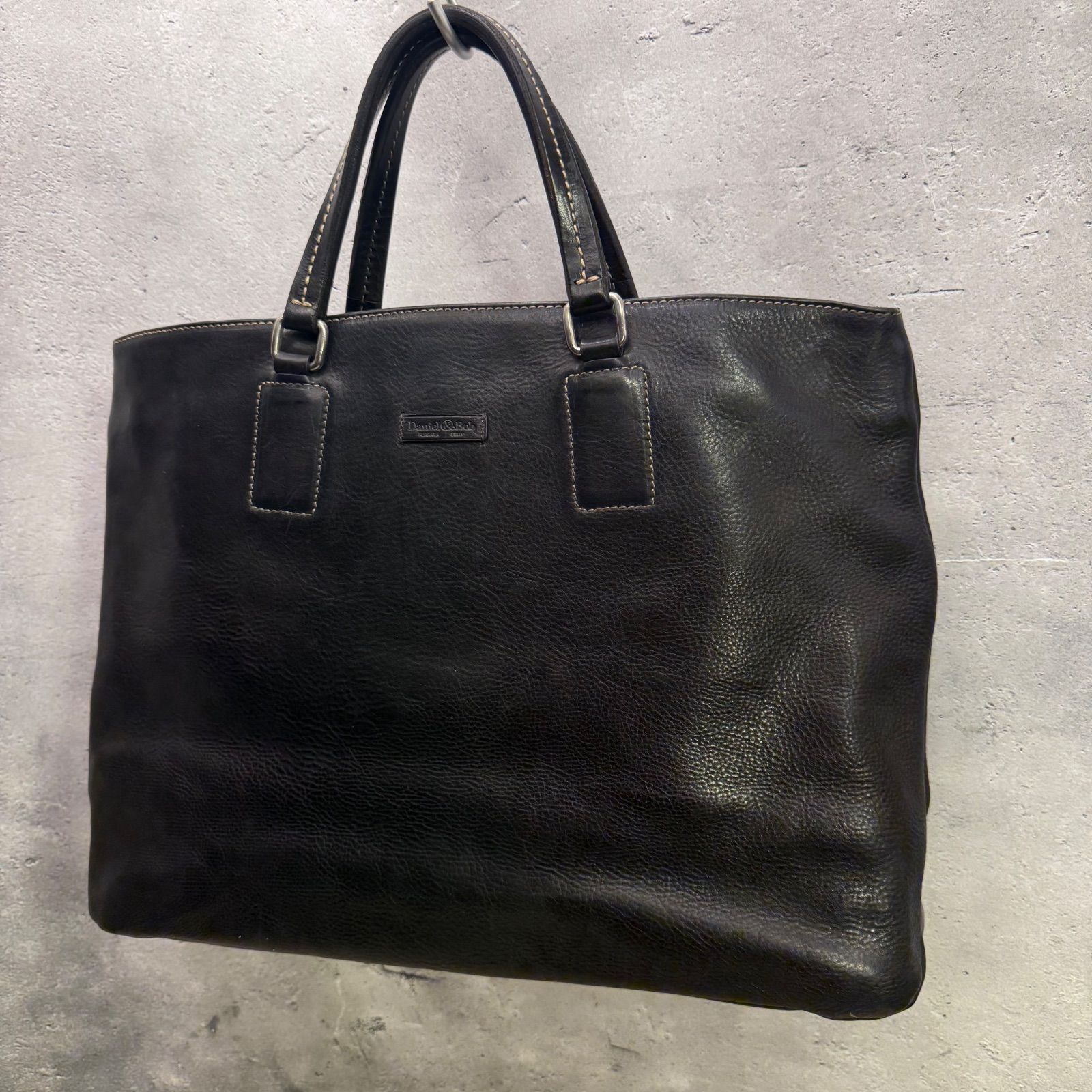 ✨Daniel&Bob ダニエルアンドボブ レザートートバッグ ブラック 上質