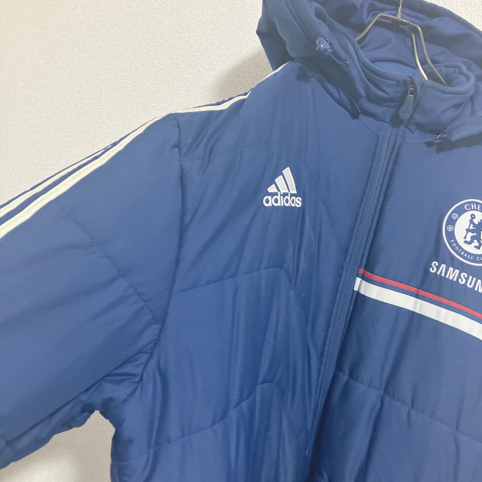 韓国 adidas アディダス チェルシー ナイロンジャケット 105 L～XL 刺繍】adidas アディダス CHELSEA チェルシー 厚手 ナイロンジャケット