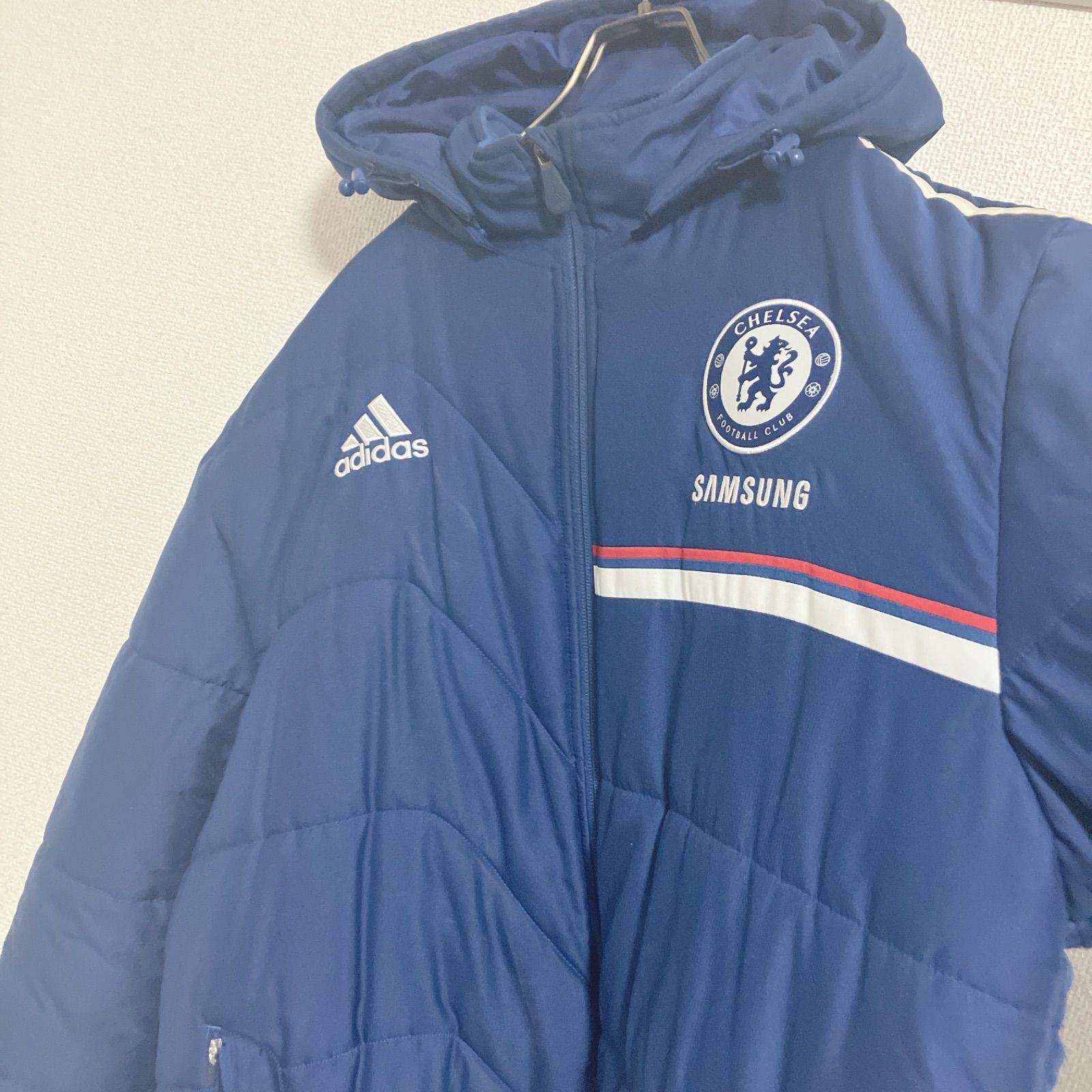 刺繍】adidas アディダス CHELSEA チェルシー 厚手 ナイロンジャケット