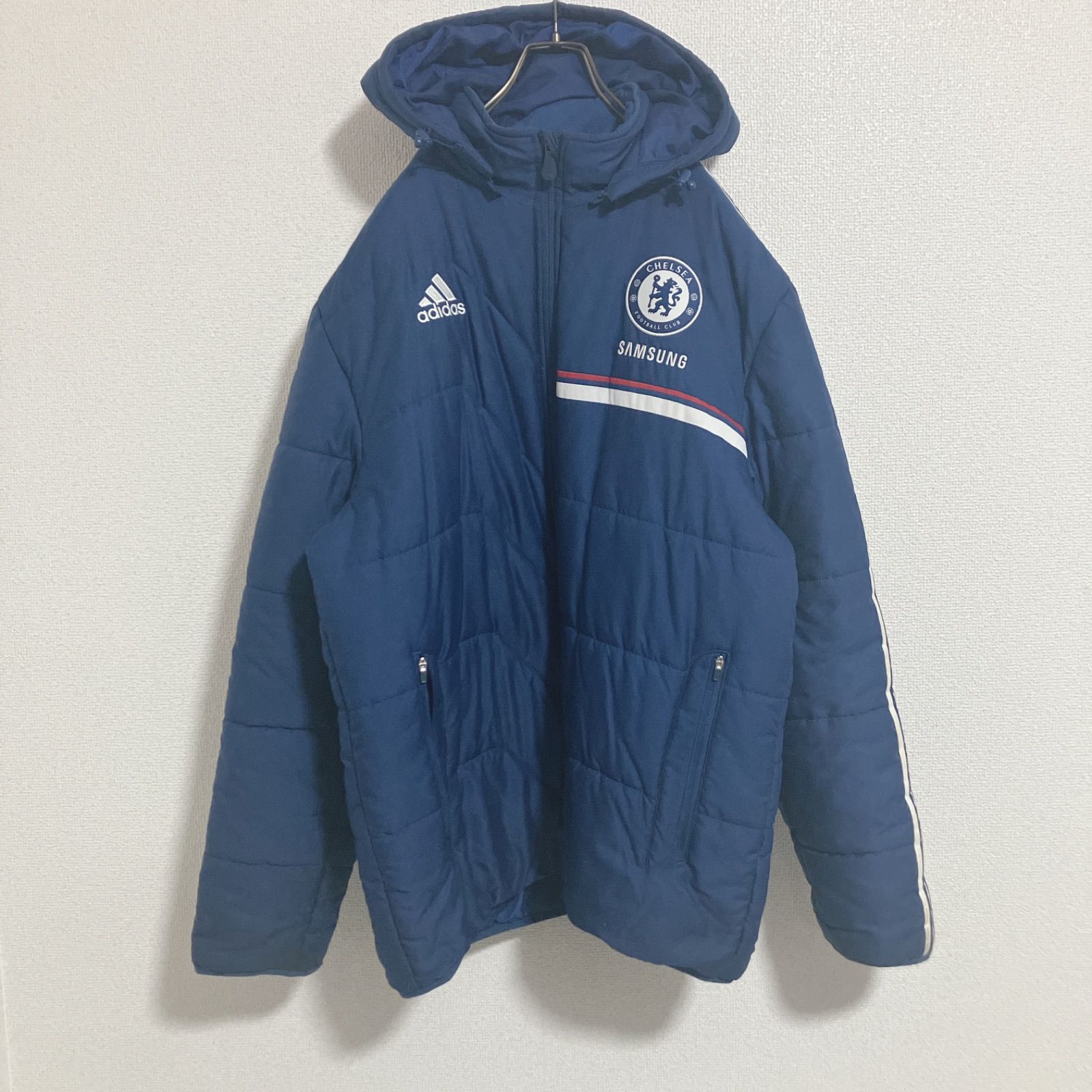 刺繍】adidas アディダス CHELSEA チェルシー 厚手 ナイロンジャケット