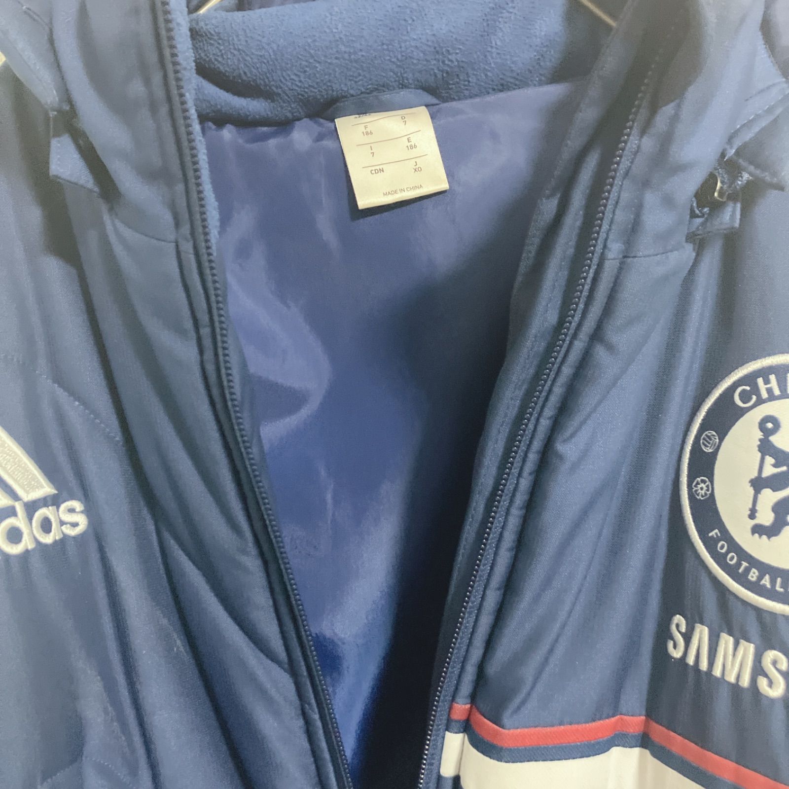 刺繍】adidas アディダス CHELSEA チェルシー 厚手 ナイロンジャケット