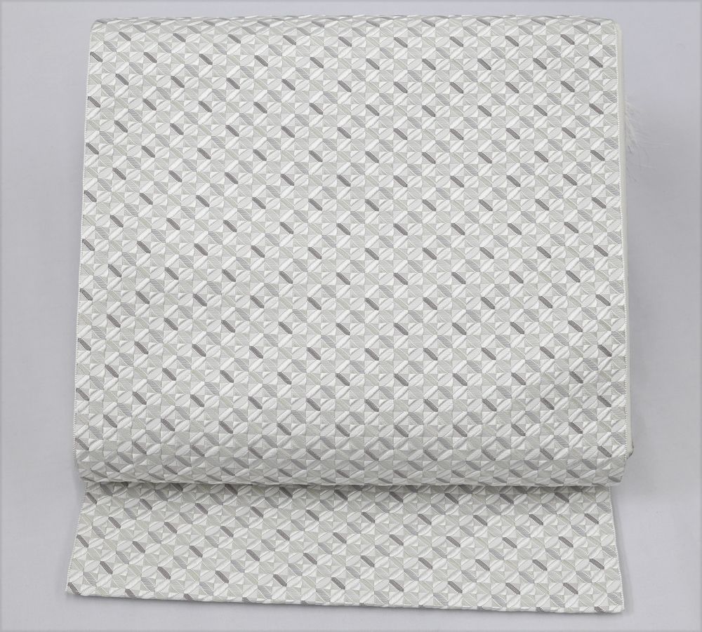 未仕立 博多帯 琥珀織 誠之輔 八寸名古屋帯 A 1-2 仕立代込み