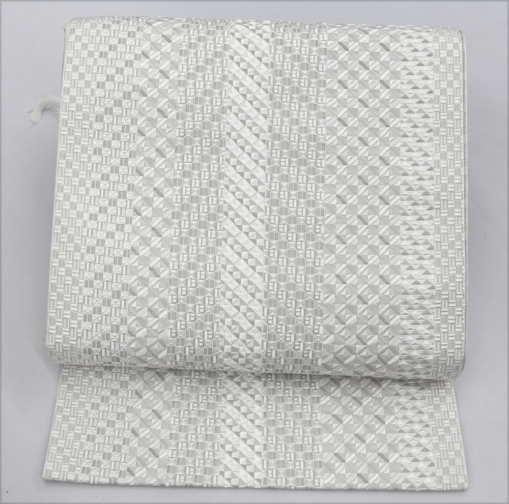 新品未仕立 博多帯 琥珀織 誠之輔 八寸名古屋帯 B1-1 仕立代込み