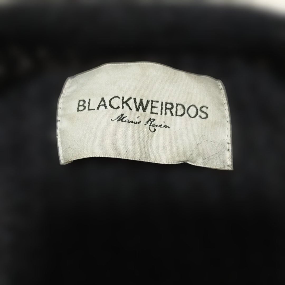 Black Weirdos ブラックウィドー 20 AW バスキア モヘヤカーディガン ブラック AW-KN 01 カーディガン トップス メンズ