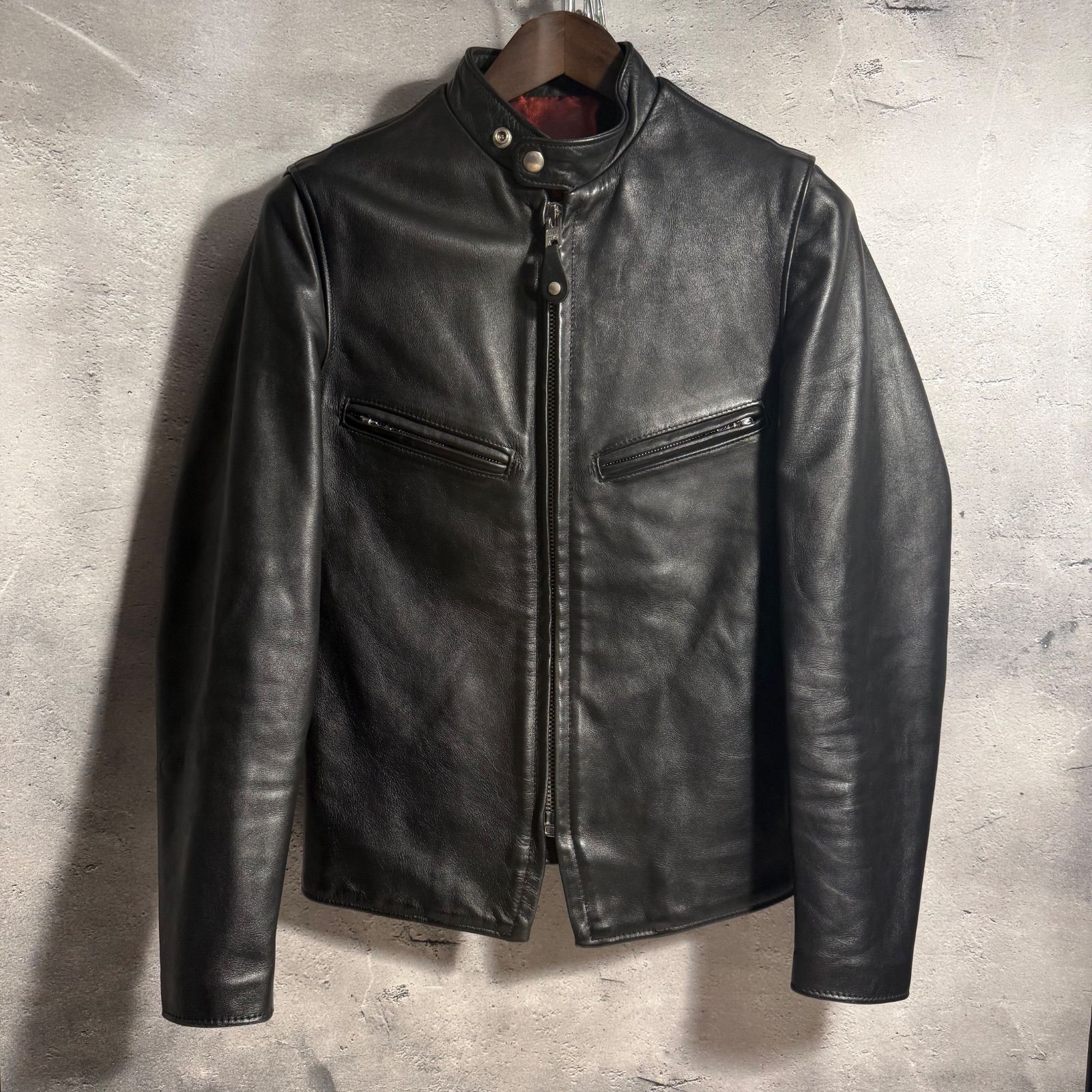 ✨ Schott 614XX ショット 32 シングルライダース カウレザー プレミア 