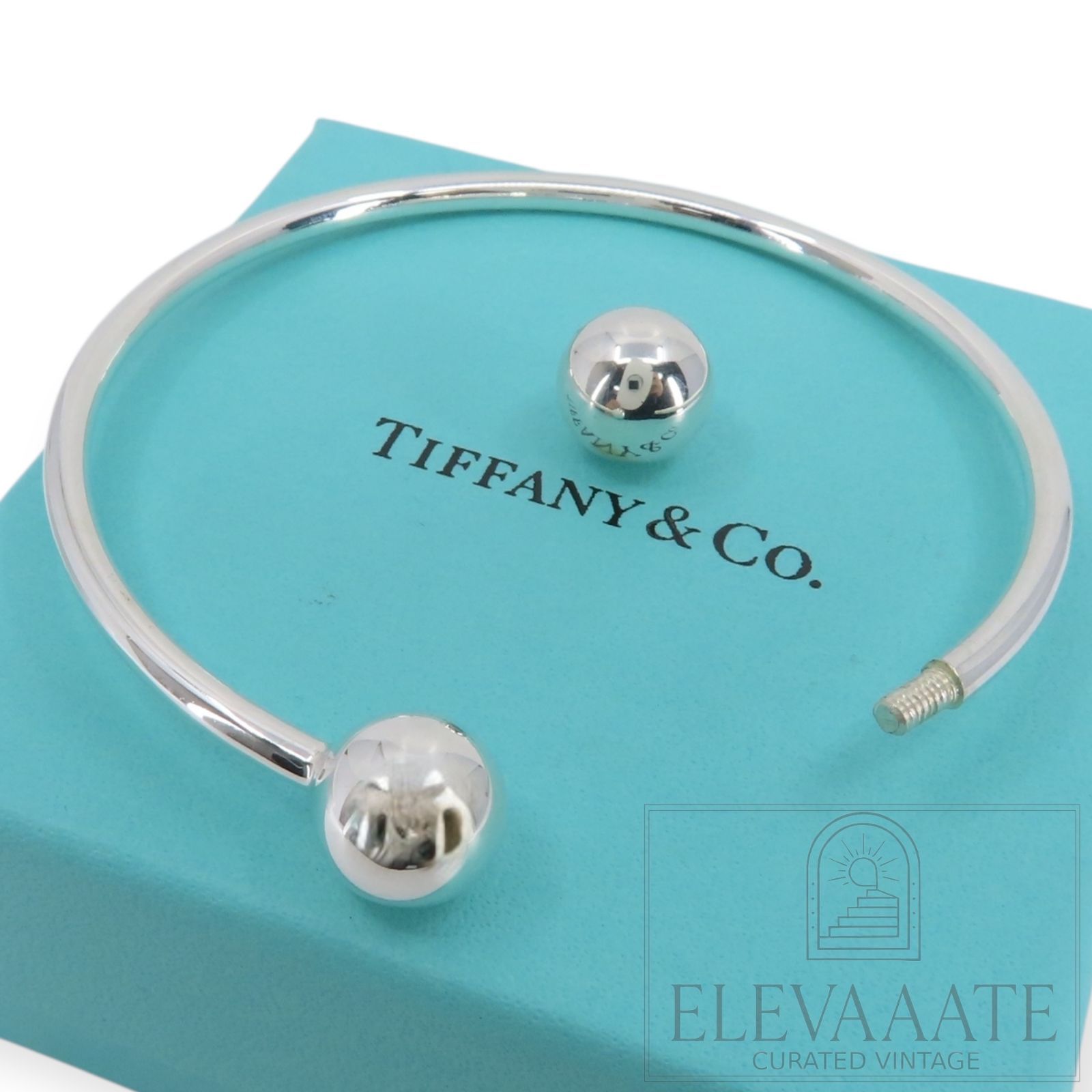 ￼Tiffanyラージ & キーホルダー希少美品 極希少 美品 Tiffany&Co. ティファニー エクストラ ラージ シルバー