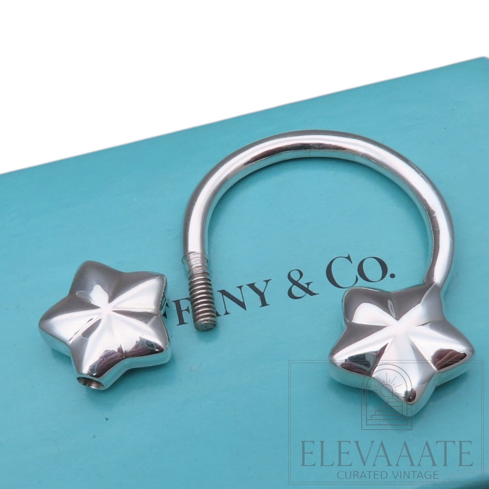 希少 美品 Tiffany&Co. ヴィンテージ ティファニー ダブル スター