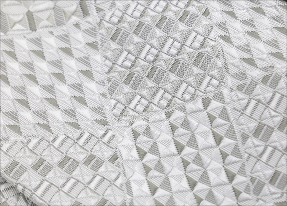 新品未仕立 博多帯 琥珀織 誠之輔 八寸名古屋帯 C1-1 仕立代込み