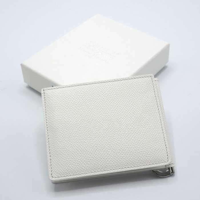 メゾン マルジェラ 二つ折り財布 マネークリップ／4ステッチ