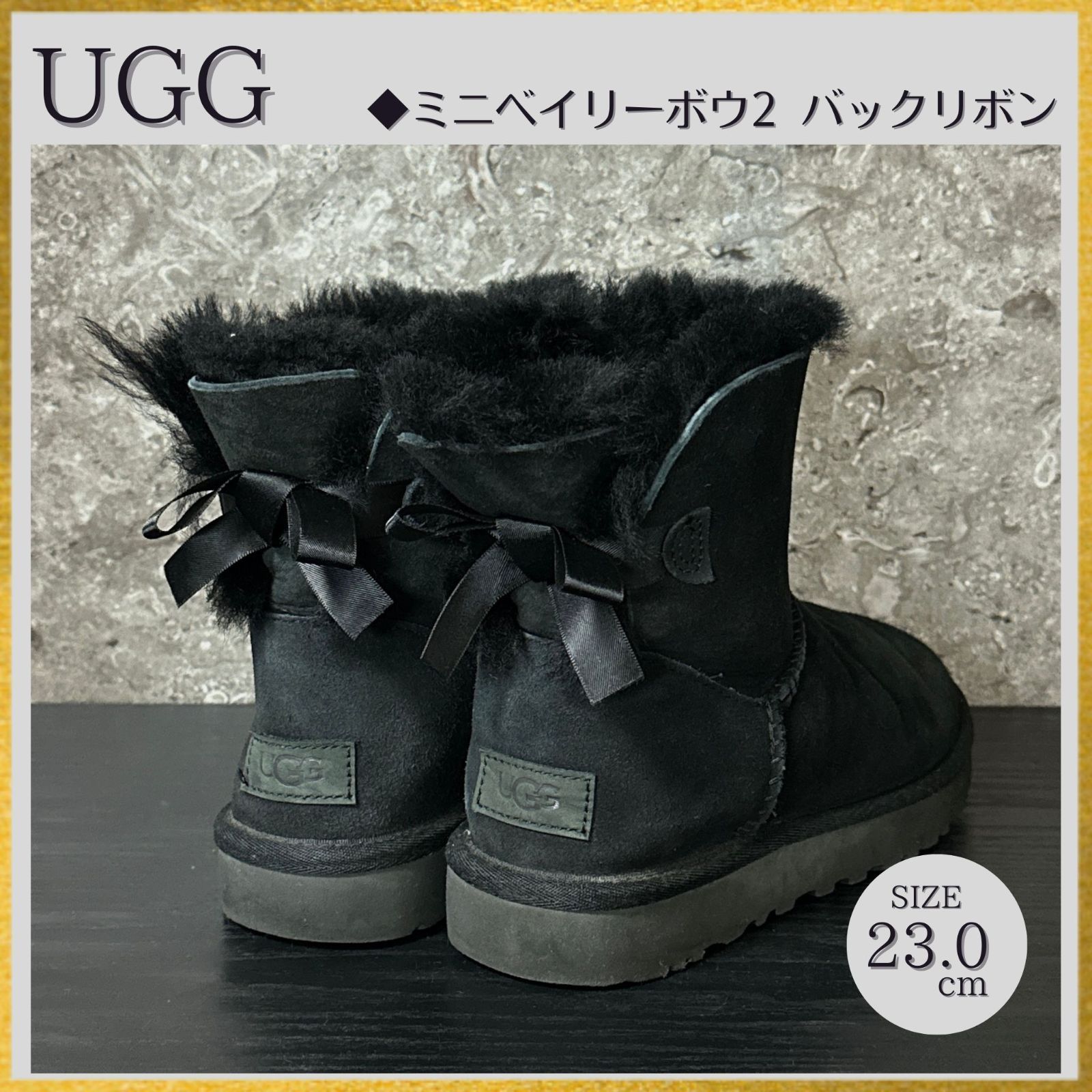 ugg ベイリーボウ リボン ムートン - アグ UGG glitter 1016225 Bailey 