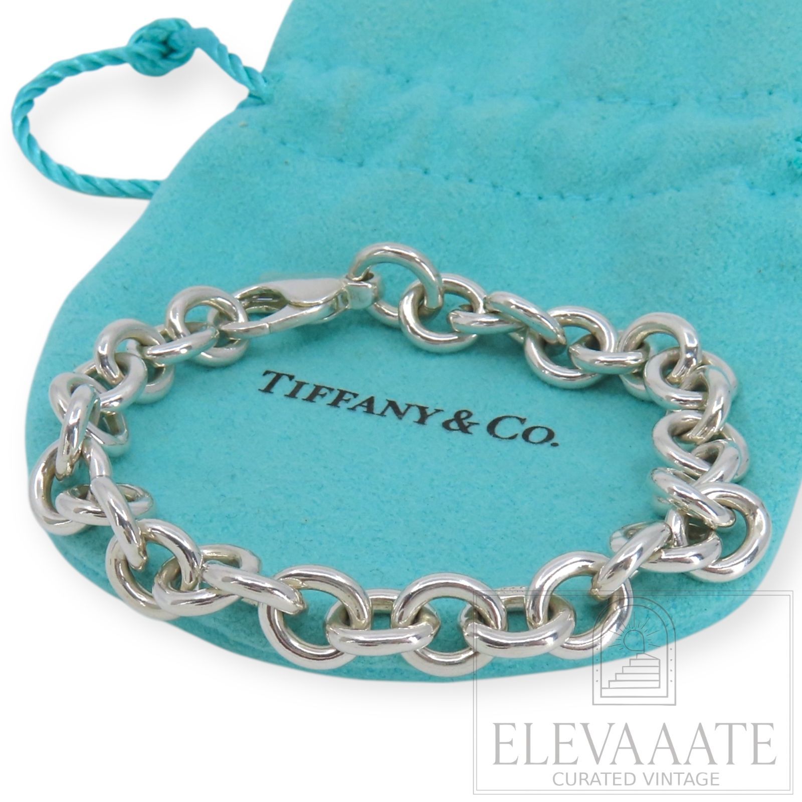 美品 Tiffany&Co. ティファニー ドーナツ リンク シルバー