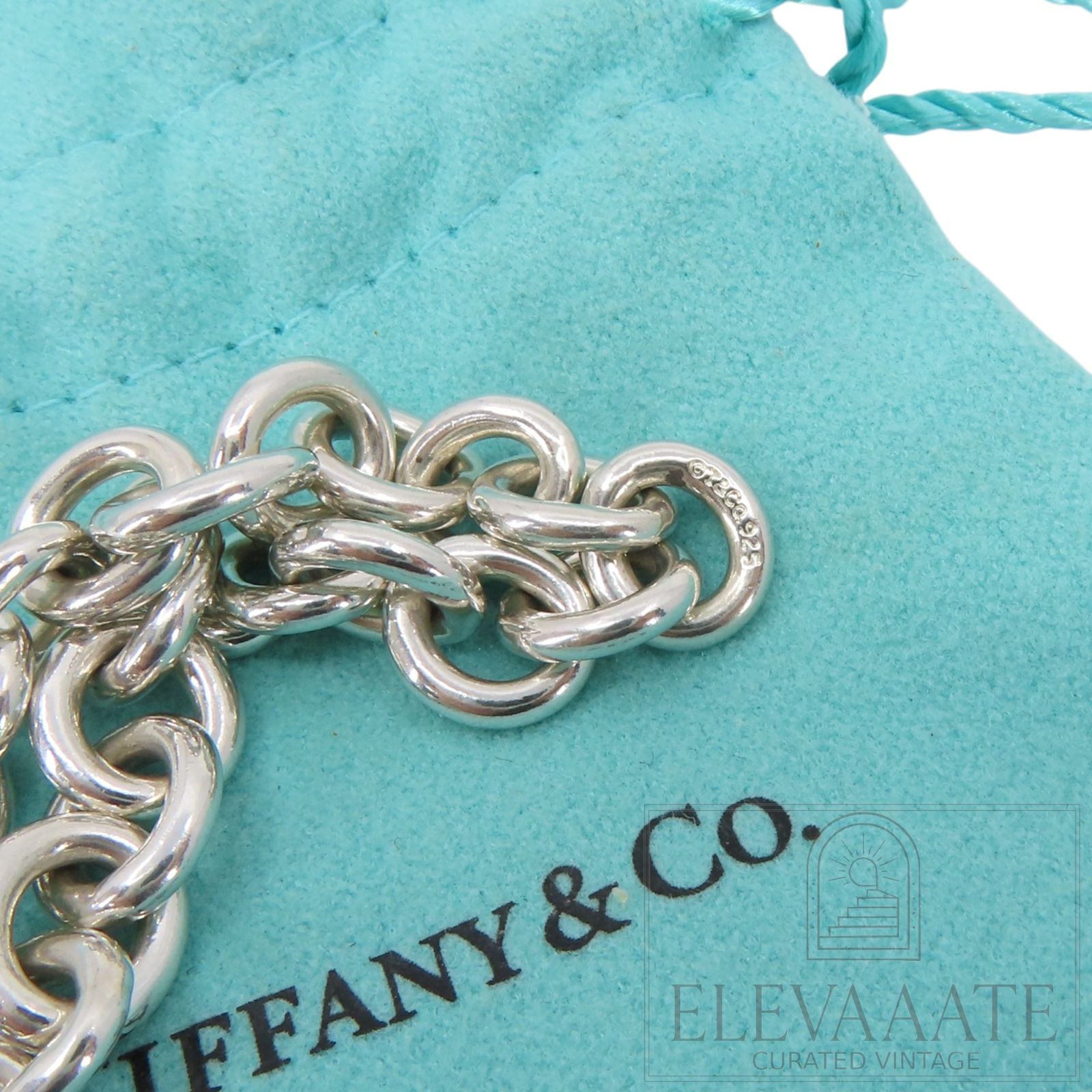 美品 Tiffany&Co. ティファニー ドーナツ リンク シルバー