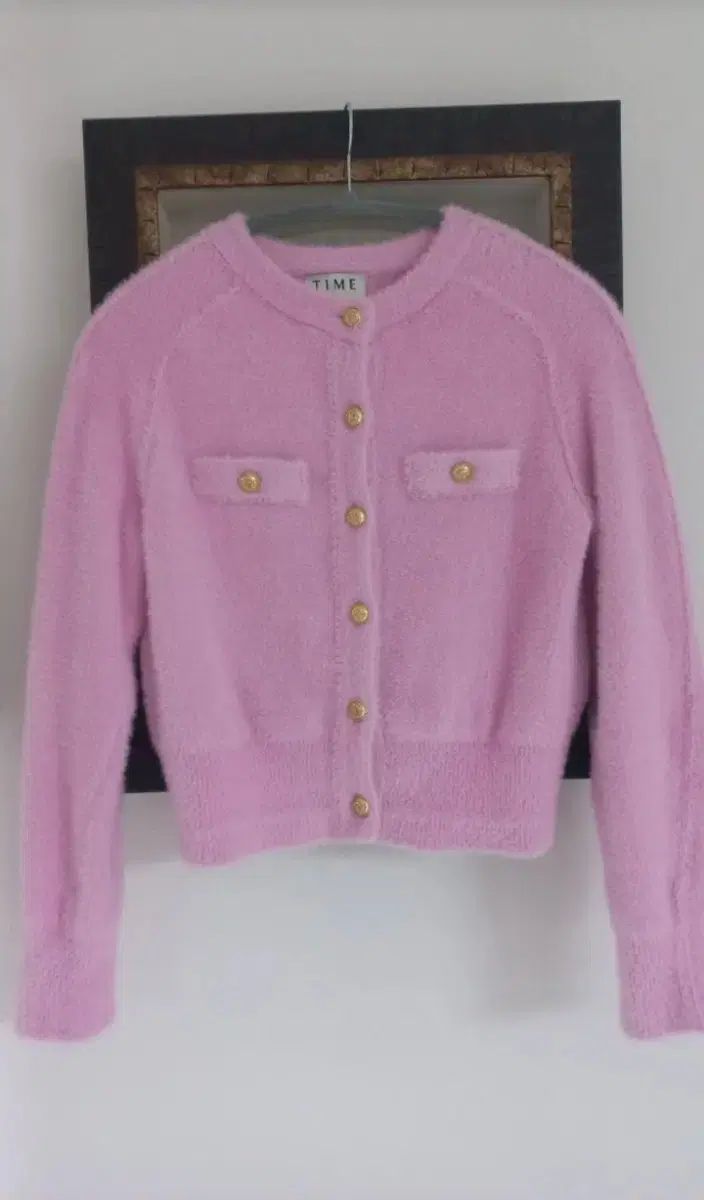 タイムヘアリーボタンアップカーディガン 55