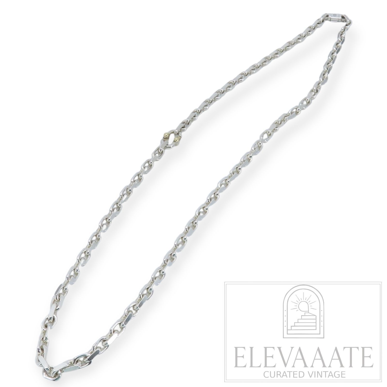 希少 美品 Tiffany&Co. ティファニー メイカーズ チェーン ゴールド