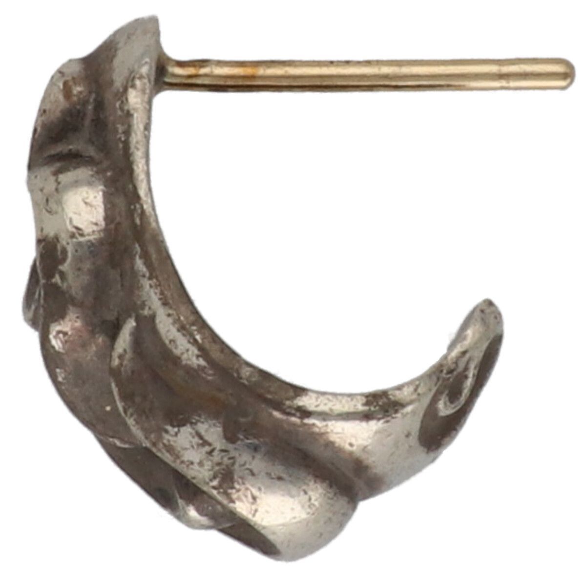 中古】 CHROME HEARTS クロムハーツ カーブド ティアドロップ ピアス