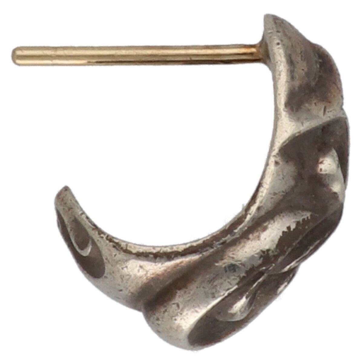 中古】 CHROME HEARTS クロムハーツ カーブド ティアドロップ ピアス