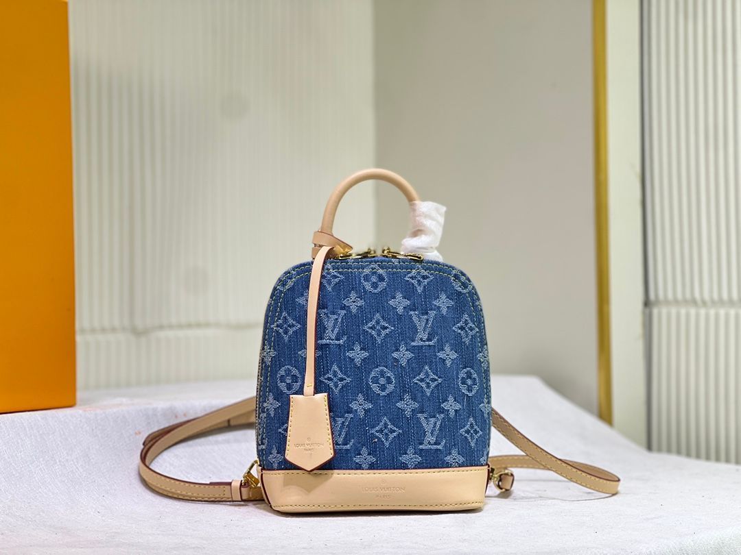 ルイヴィトン LOUIS VUITTON リュック パック バックパック モノグラムデニム