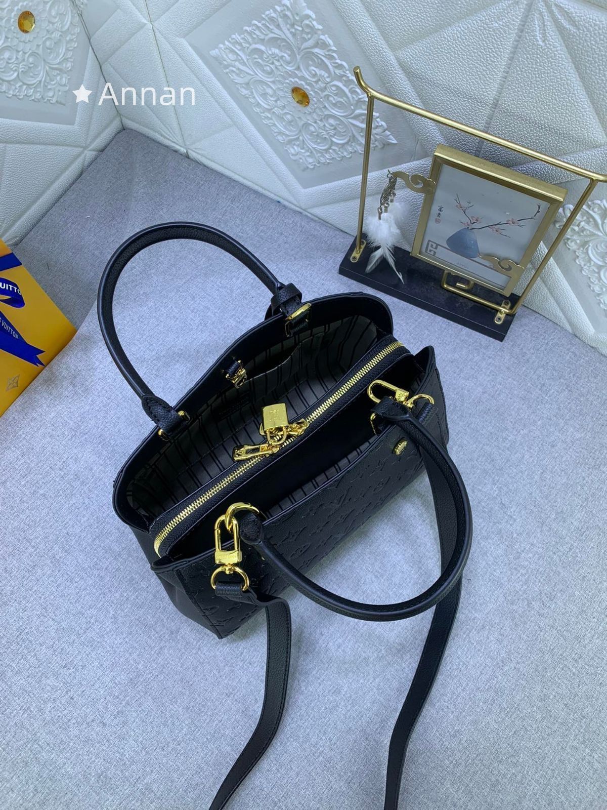 美品 ルイヴィトン LOUIS VUITTON モンテーニュBB ハンドバッグ