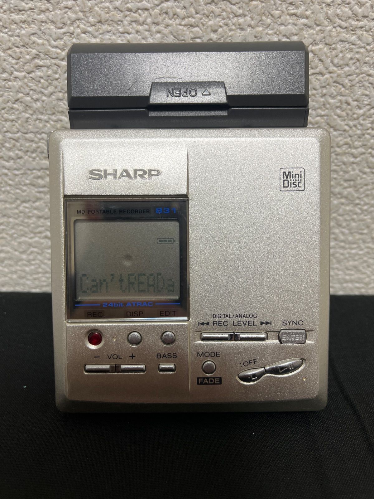 SHARP MD ポータブルレコーダー MD-MT831-S - メルカリ