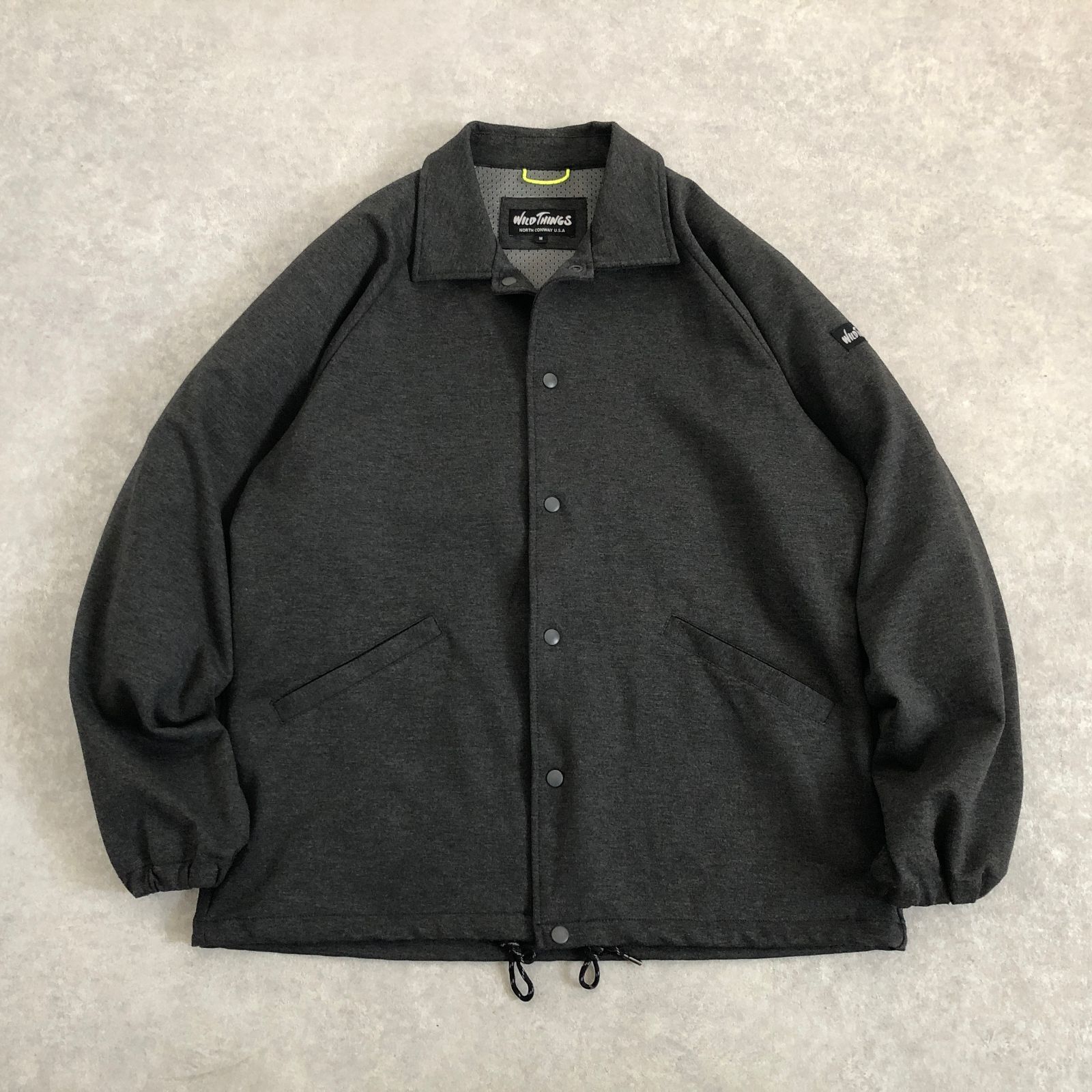 定価1.6万 WILD THINGS ストレッチナイロン素材 コーチ ジャケット