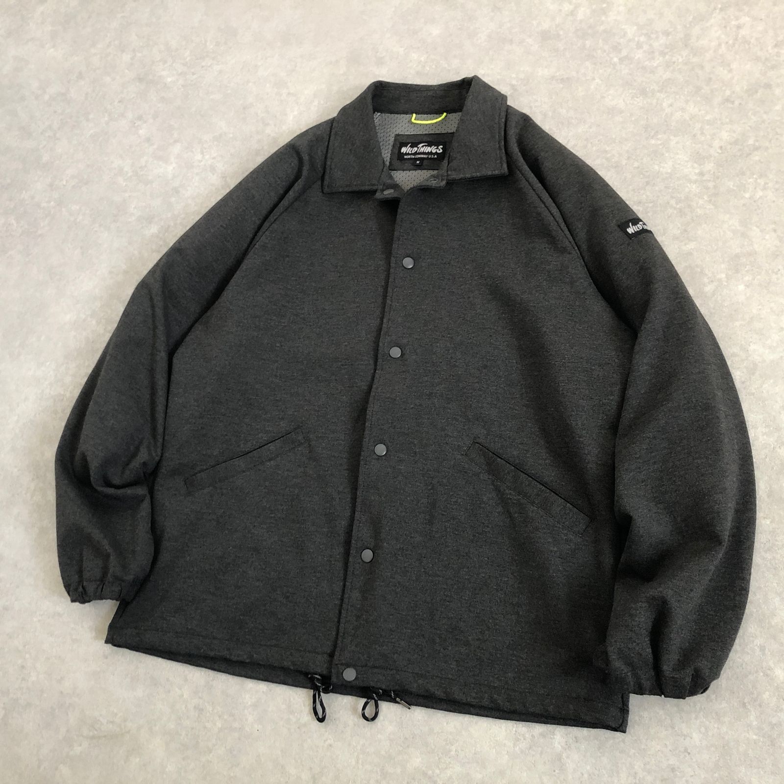 定価1.6万 WILD THINGS ストレッチナイロン素材 コーチ ジャケット