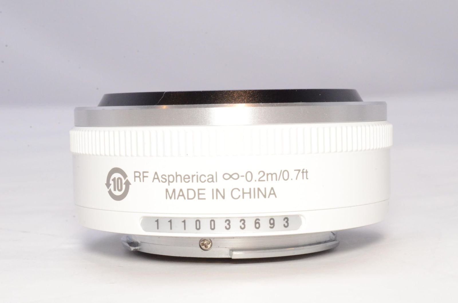 Nikon 単焦点レンズ 1 NIKKOR 10mm f/2.8 ホワイト ニコンCX