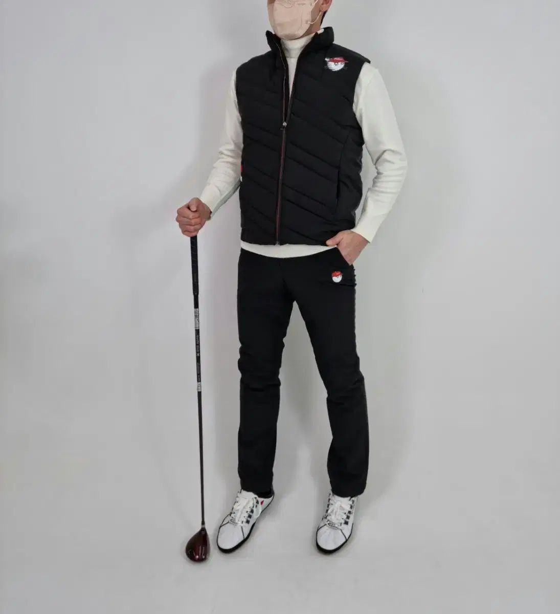 マルボンゴルフ メンズ ダウンライク ジップアップ ベスト 公式球 練習用品