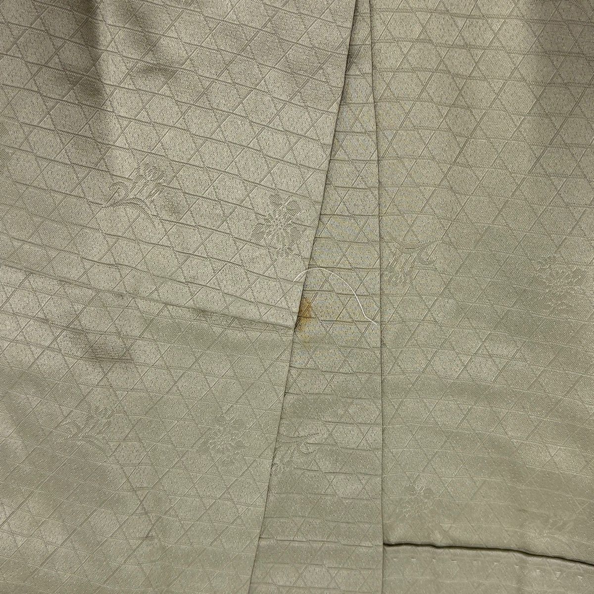 訪問着 身丈161.5cm 裄丈64.5cm M 袷 草花 枝梅 染め分け ぼかし