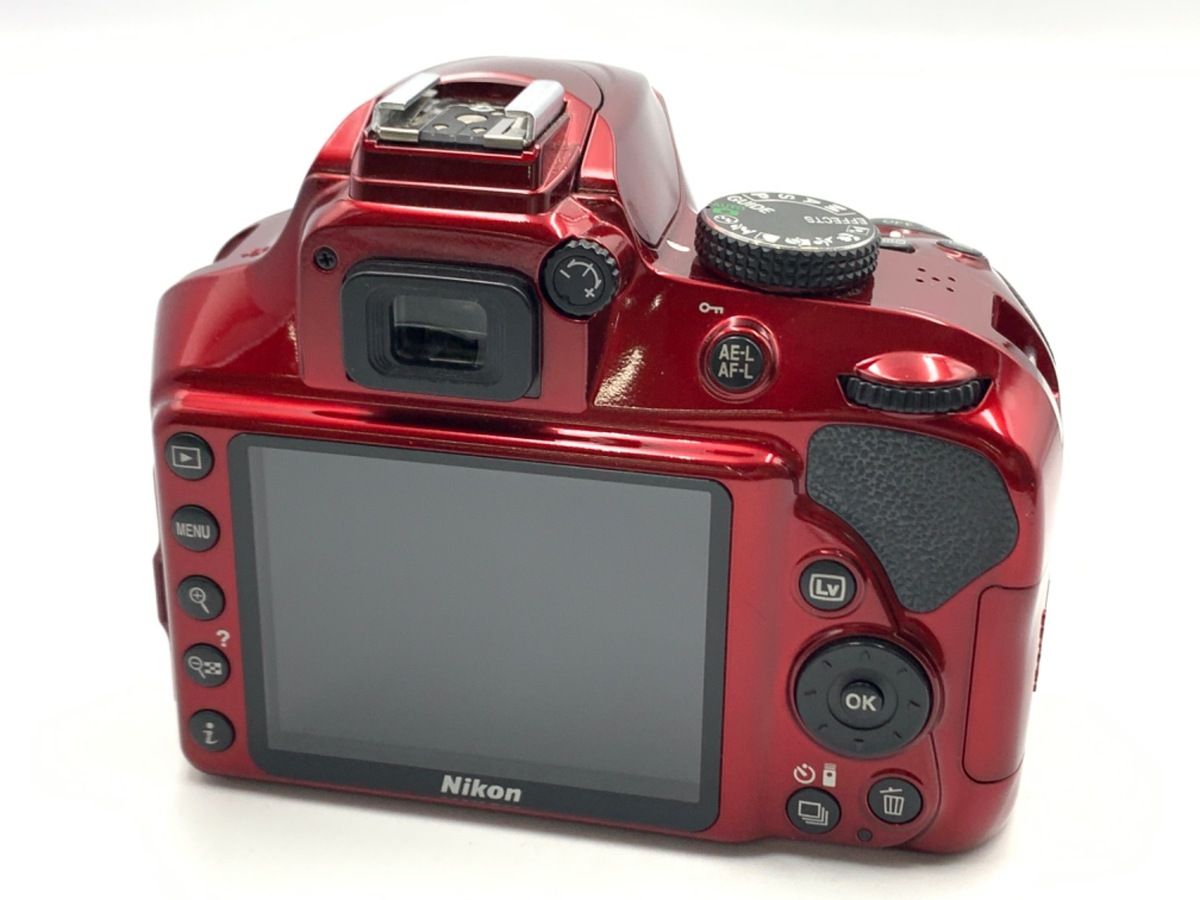 中古】 【並品】 ニコン D3400 ボディ レッド - メルカリ