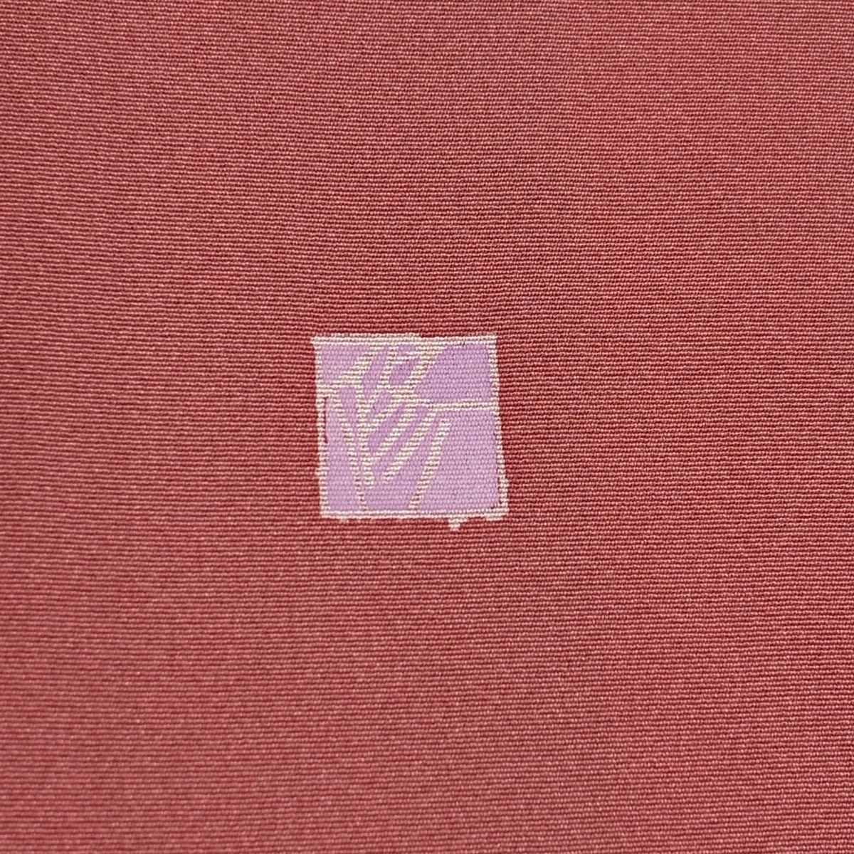 付下げ 身丈162.5cm 裄丈65cm M 袷 落款 草花 ぼかし ピンク 正絹 秀品