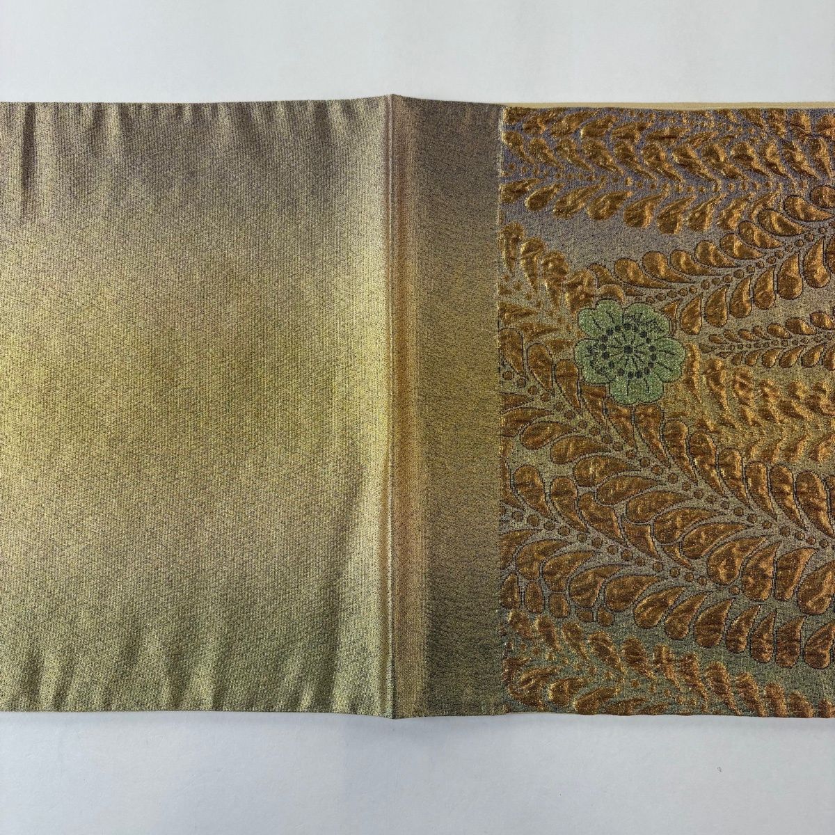 美品】 袋帯 秀品 辻が花柄 箔 金銀糸 金色 六通 正絹 【中古】 - メルカリ