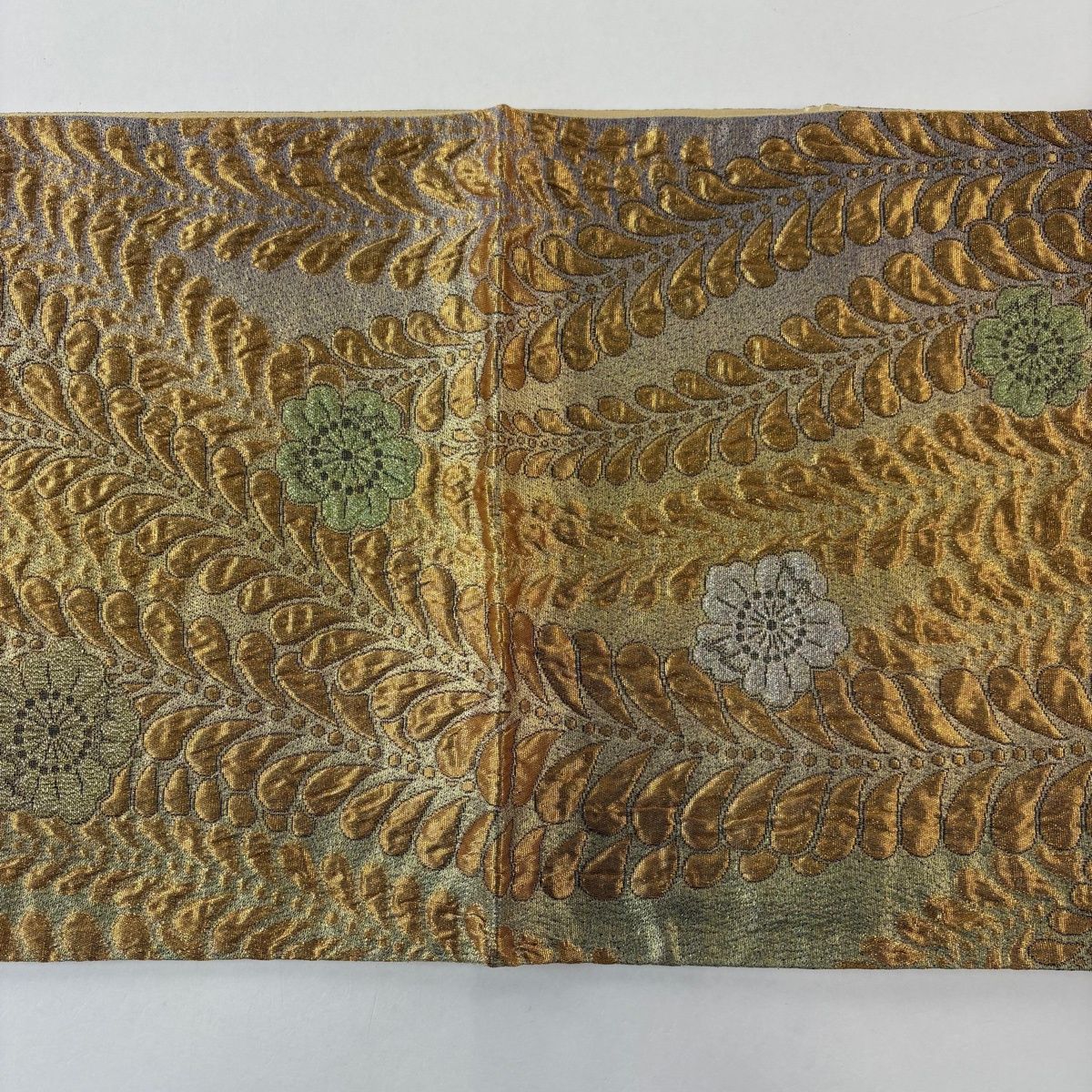 美品】 袋帯 秀品 辻が花柄 箔 金銀糸 金色 六通 正絹 【中古】 - メルカリ
