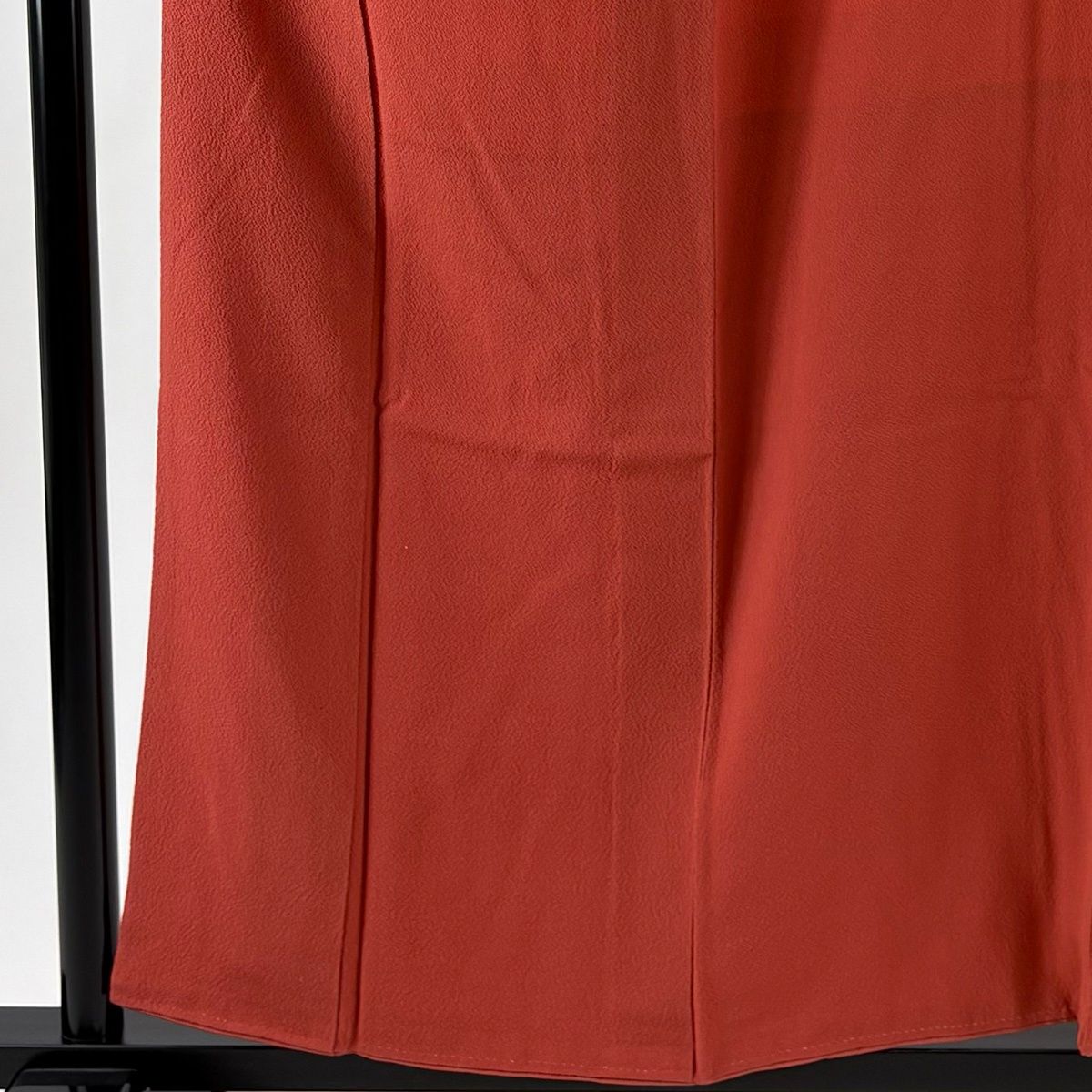 色無地 身丈156 cm 裄丈63 S 袷 花井幸子 落款 朱色 正絹 一つ紋