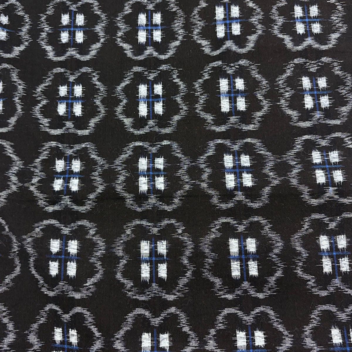 反物 逸品 本場久留米絣 証紙 花 墨色 綿 【中古】 - メルカリ