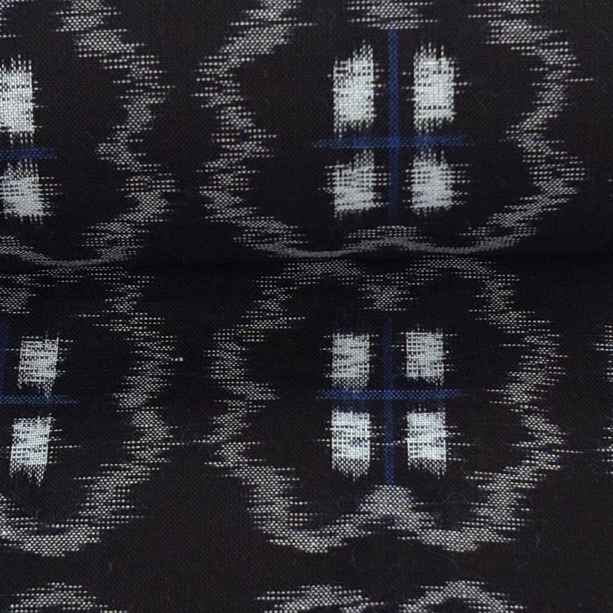 反物 逸品 本場久留米絣 証紙 花 墨色 綿 【中古】 - メルカリ