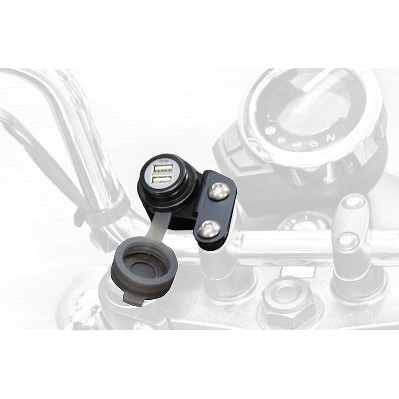 キジマ Kijima バイクパーツ USBポートキット ツイン ハンドルクランプ式 12 V DC 5 4 A 2口計 ダックス125 22 8 BJ JB 04 304 6305
