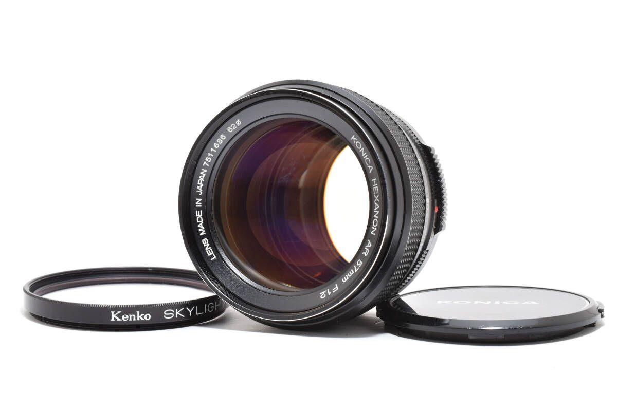 ☆希少美品☆コニカ Konica Hexanon AR 57mm F1.2 AE 後期型