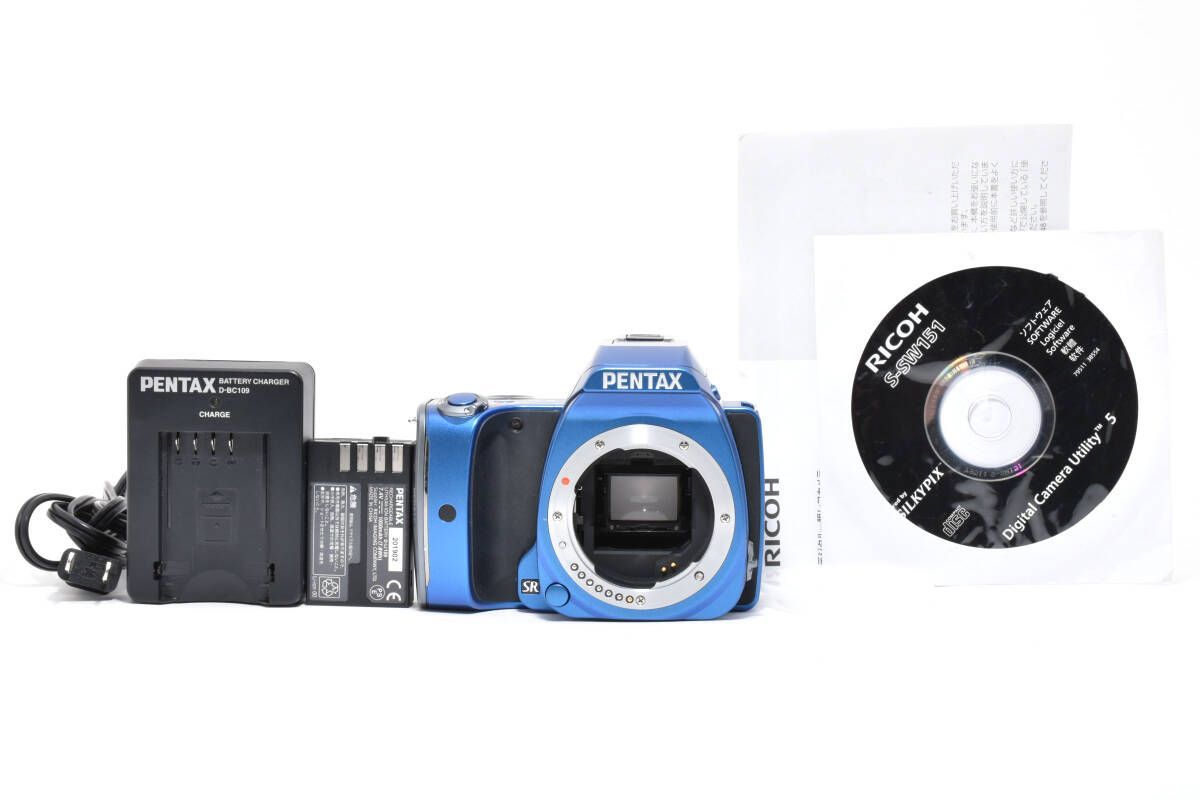 【ショット数8,536回・超美品】 PENTAX ペンタックス K-S1 ボディ ☆極上美品☆ペンタックス PENTAX K-S1 ブルー ボディ《ショット回数