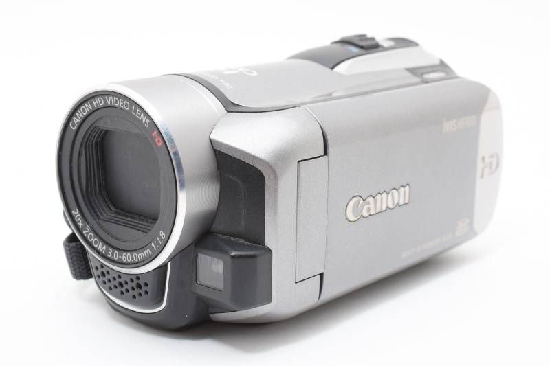 ［実質未使用］Canon iVIS HF R10 実用光学美品 箱あり】Canon キャノン iVIS HF R10 シルバー ビデオ