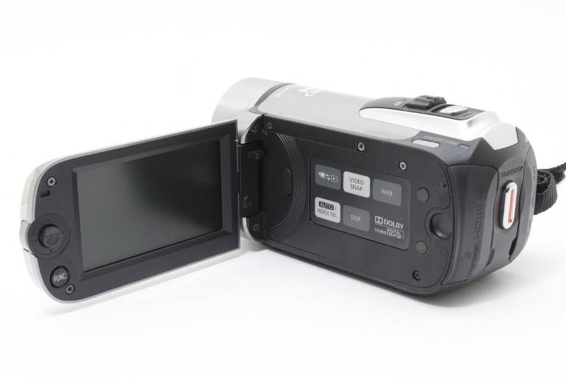 実用光学美品 箱あり】Canon キャノン iVIS HF R10 シルバー ビデオ