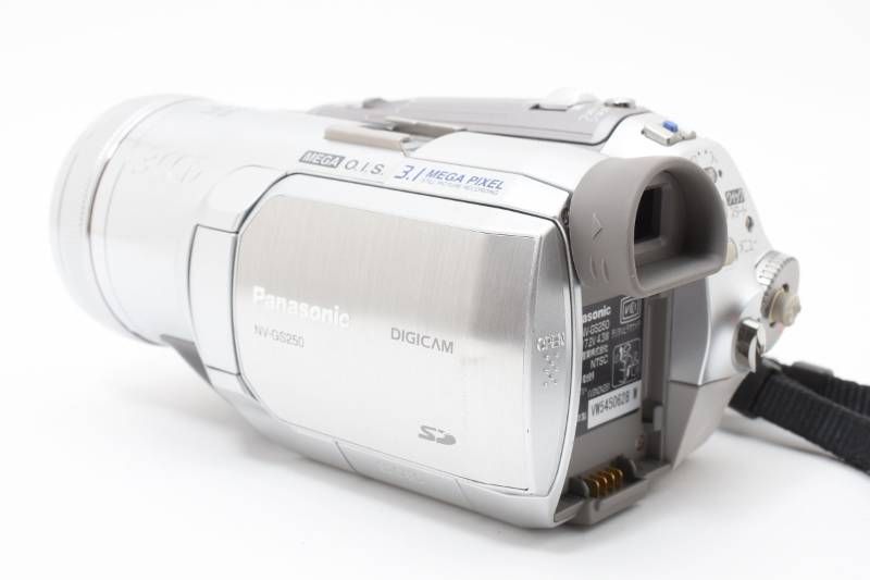実用光学美品】Panasonic パナソニック NV-GS250 SDカード256MB付き