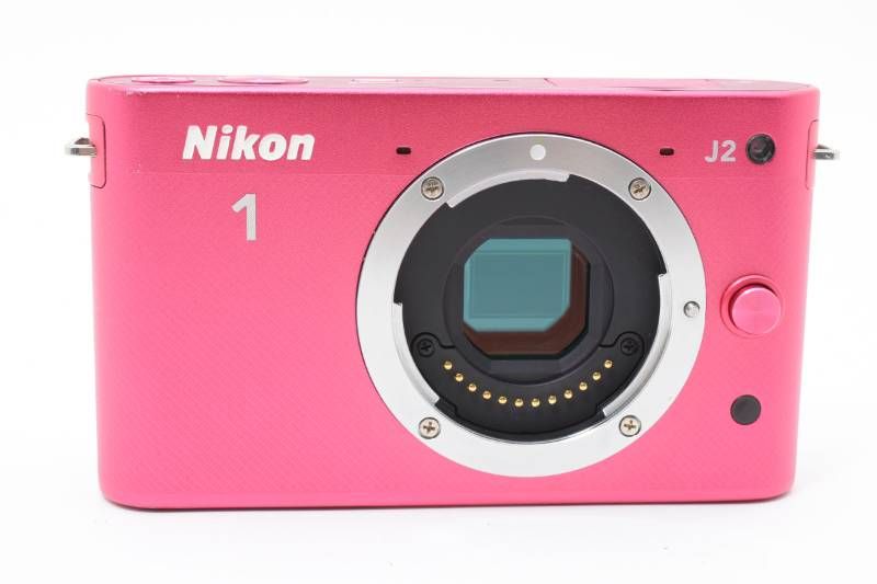 実用光学美品】Nikon ニコン Nikon1 J2 ボディ ピンク シャッター数