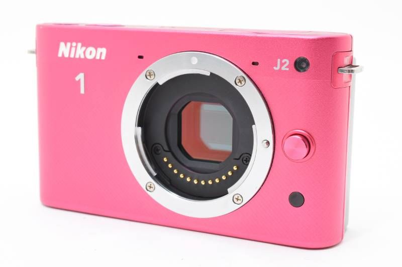 ★超美品★Nikon 1 J2 ボディ ピンク ミラーレス 実用光学美品】Nikon ニコン Nikon1 J2 ボディ ピンク シャッター数