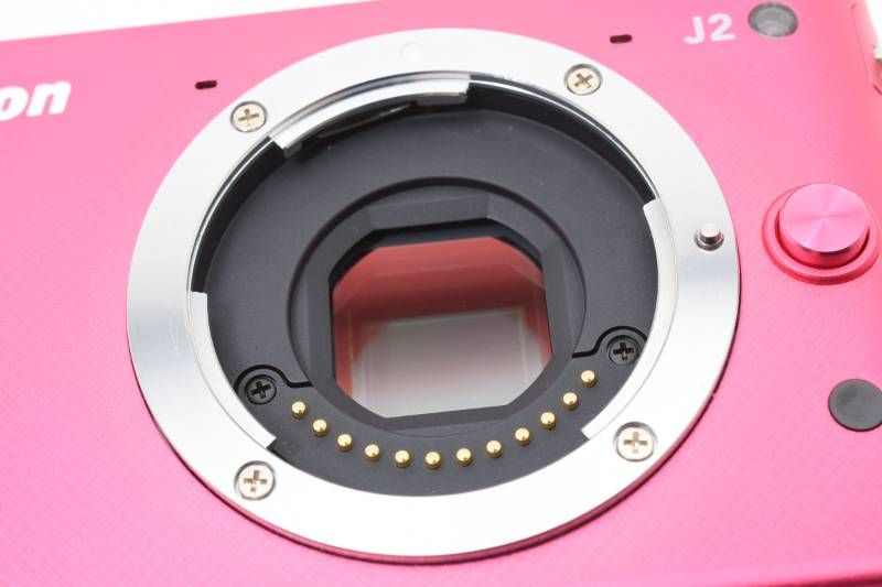 実用光学美品】Nikon ニコン Nikon1 J2 ボディ ピンク シャッター数