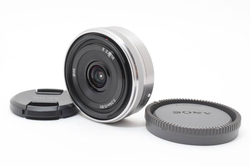 ★極上品★ SONY SEL16F2.8 レンズ　　② 実用美品】Sony ソニー E 16mm 2.8 OSS SEL16F28 AFレンズ #3995-10